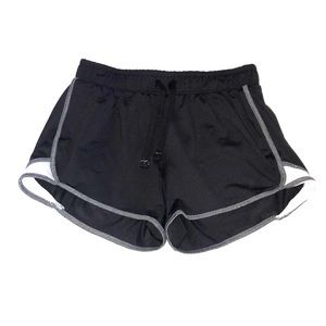 Black workout shorts